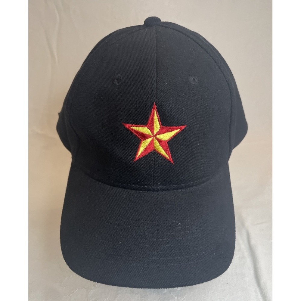 Vintage Chuck Yeager Baseball Cap Trucker Hat Black Star Adjustable
